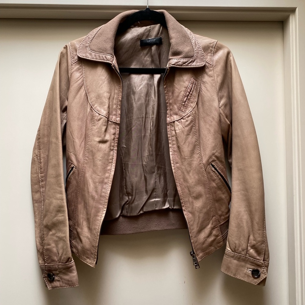 S.W.O.R.D. genuine leather jacket made in Italy